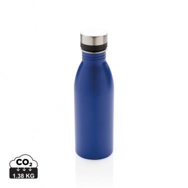 Logo trade promotional merchandise picture of: Deluxe stainless steel water bottle