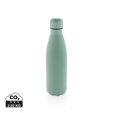 Logo trade advertising product photo of: Solid colour vacuum stainless steel bottle 500 ml