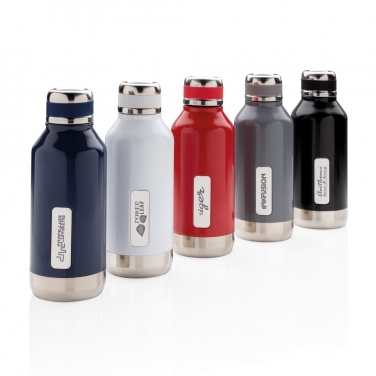 Logo trade promotional gift photo of: Leak proof vacuum bottle with logo plate
