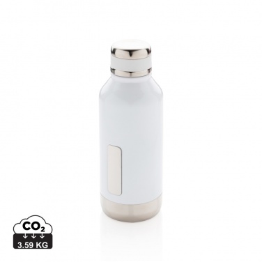 Logotrade promotional item image of: Leak proof vacuum bottle with logo plate