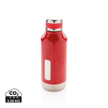 Logotrade advertising product picture of: Leak proof vacuum bottle with logo plate
