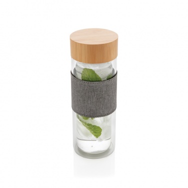 Logotrade promotional item picture of: Impact double wall borosilicate glass bottle