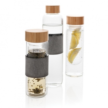 Logotrade promotional item image of: Impact double wall borosilicate glass bottle