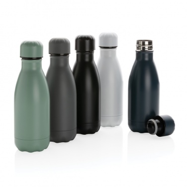 Logotrade corporate gift image of: Solid colour vacuum stainless steel bottle 260ml