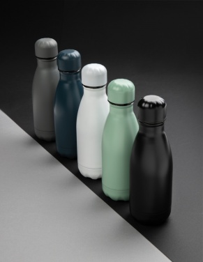 Logo trade advertising product photo of: Solid colour vacuum stainless steel bottle 260ml