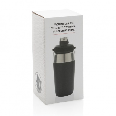 Logotrade promotional gift picture of: Vacuum stainless steel dual function lid bottle 500ml