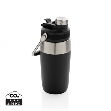 Logotrade promotional merchandise image of: Vacuum stainless steel dual function lid bottle 500ml