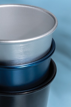Logo trade corporate gifts image of: Alo RCS recycled aluminium lightweight cup 450ml