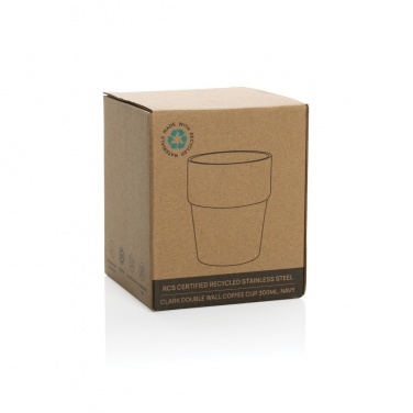 Logo trade promotional products image of: Clark RCS double wall coffee cup 300ML