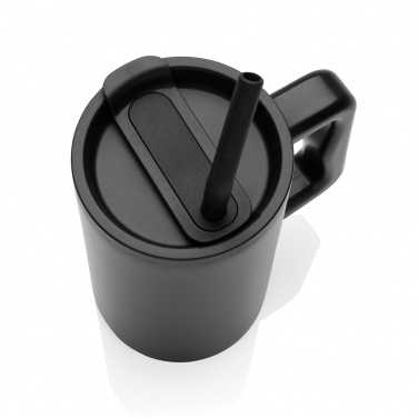Logo trade promotional items image of: Cube RCS certified recycled steel mug 800ml