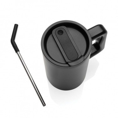 Logotrade promotional merchandise picture of: Cube RCS certified recycled steel mug 800ml
