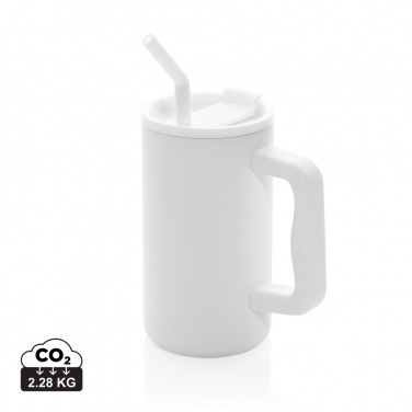 Logotrade corporate gift image of: Cube RCS certified recycled steel mug 800ml