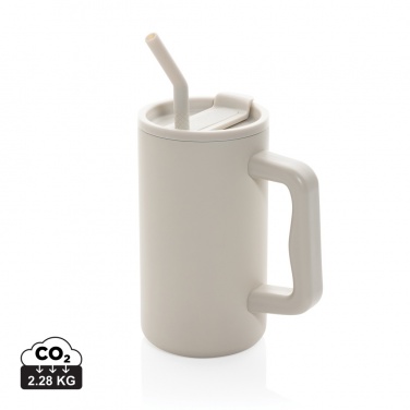Logotrade promotional giveaways photo of: Cube RCS certified recycled steel mug 800ml