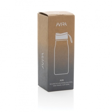 Logo trade promotional merchandise image of: Avira Ain RCS Re-steel 150ML mini travel bottle