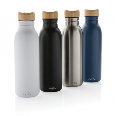 Logo trade corporate gifts image of: Avira Alcor RCS Re-steel single wall water bottle 600 ML