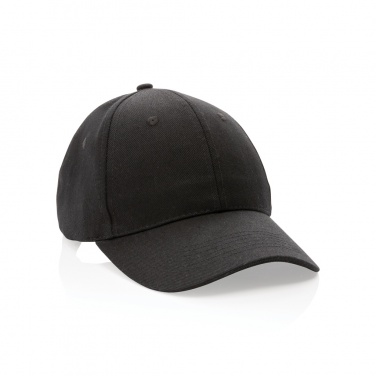 Logo trade corporate gift photo of: Impact 6 panel 280gr Recycled cotton cap with AWARE™ tracer
