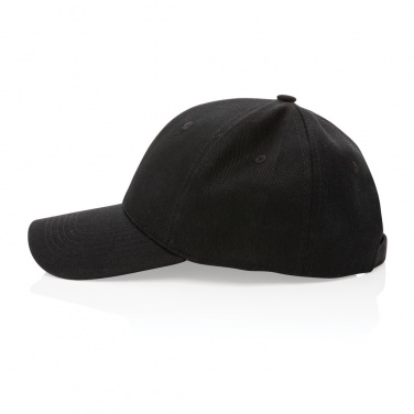 Logo trade advertising products image of: Impact 6 panel 280gr Recycled cotton cap with AWARE™ tracer