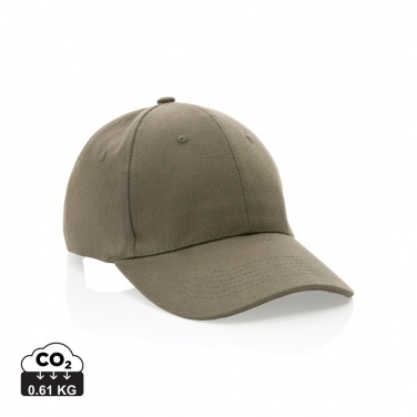 Logo trade advertising product photo of: Impact 6 panel 280gr Recycled cotton cap with AWARE™ tracer