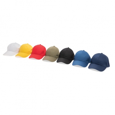 Logotrade corporate gift picture of: Impact 6 panel 190gr Recycled cotton cap with AWARE™ tracer