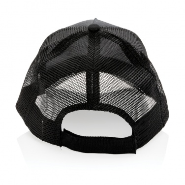 Logo trade promotional gifts picture of: Impact AWARE™ Brushed rcotton 5 panel trucker cap 190gr