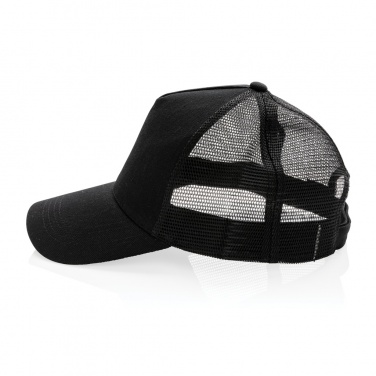 Logotrade promotional merchandise photo of: Impact AWARE™ Brushed rcotton 5 panel trucker cap 190gr