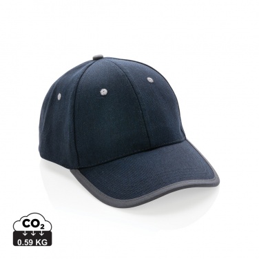 Logotrade promotional item picture of: Impact AWARE™ Brushed rcotton 6 panel contrast cap 280gr