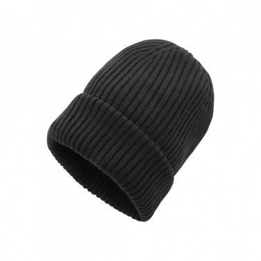 Logo trade promotional items image of: Impact AWARE™  Polylana® double knitted beanie