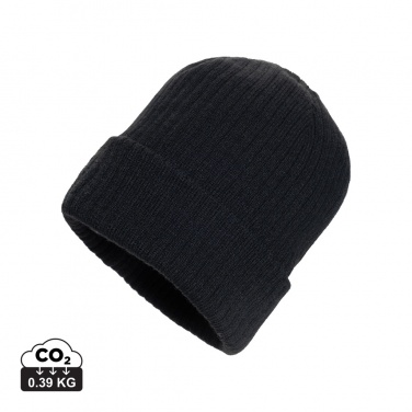 Logo trade corporate gifts picture of: Pryor AWARE™ Polylana® beanie with cuff