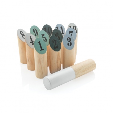 Logo trade promotional merchandise picture of: Wooden scatter set