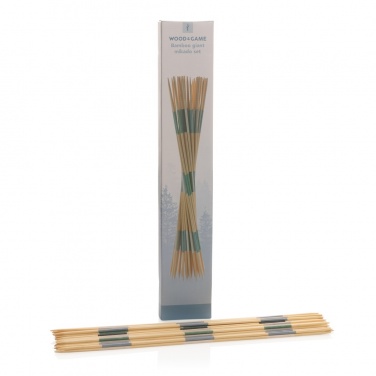 Logo trade promotional giveaways image of: Bamboo giant mikado set