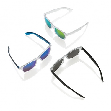 Logotrade promotional product picture of: Gleam RCS recycled PC mirror lens sunglasses