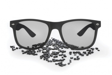 Logo trade promotional giveaways picture of: GRS recycled PC plastic sunglasses