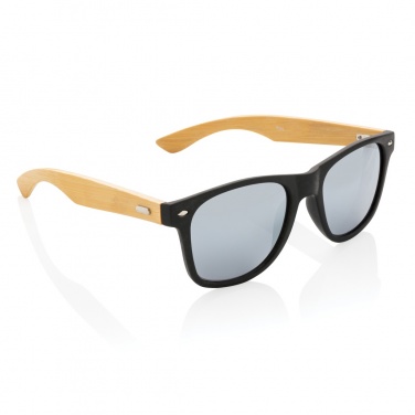 Logotrade corporate gift image of: Bamboo and RCS recycled plastic sunglasses