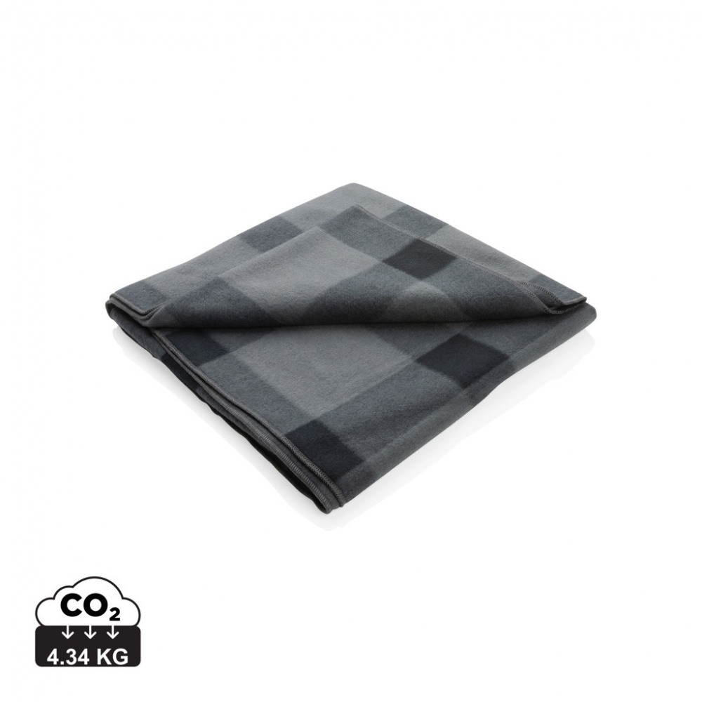 Logo trade advertising product photo of: Soft plaid fleece blanket