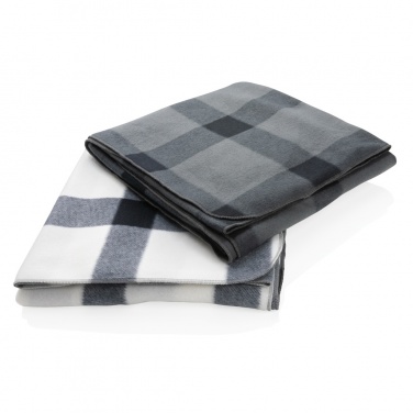 Logo trade promotional merchandise photo of: Soft plaid fleece blanket