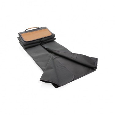 Logotrade corporate gift picture of: Impact AWARE™ RPET picnic blanket with PU cover