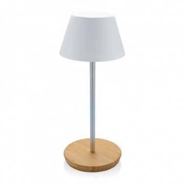 Logo trade promotional products image of: Pure Glow RCS usb-rechargeable recycled plastic table lamp