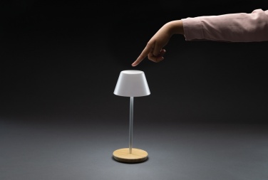 Logo trade corporate gift photo of: Pure Glow RCS usb-rechargeable recycled plastic table lamp