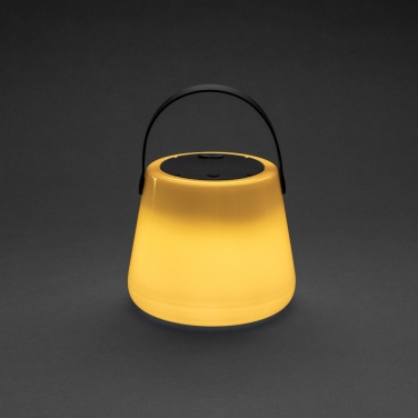 Logo trade promotional gifts image of: SolarGlow RCS recycled ABS USB-rechargeable outdoor light