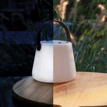 Logo trade advertising products picture of: SolarGlow RCS recycled ABS USB-rechargeable outdoor light