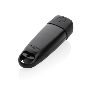 Logo trade promotional items image of: Lightwave RCS rplastic USB-rechargeable torch with crank