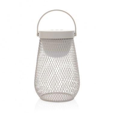 Logo trade promotional products picture of: Aurora RCS recycled plastic USB re-chargeable table lamp