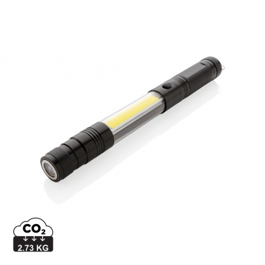 Logo trade promotional giveaways image of: Large telescopic light with COB