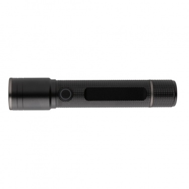 Logo trade advertising products image of: Gear X RCS recycled aluminum USB-rechargeable torch