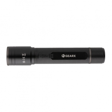 Logotrade promotional product image of: Gear X RCS recycled aluminum USB-rechargeable torch
