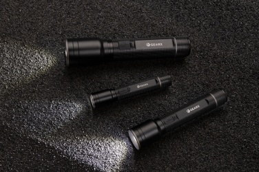 Logotrade promotional gift image of: Gear X RCS recycled aluminum USB-rechargeable torch