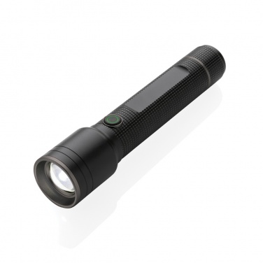 Logotrade promotional giveaway image of: Gear X RCS recycled aluminum USB-rechargeable torch large