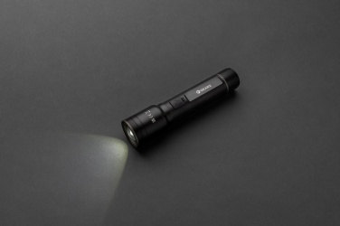 Logotrade promotional merchandise photo of: RCS recycled aluminum USB-rechargeable heavy duty torch