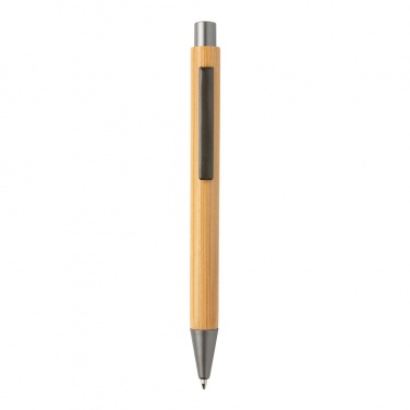 Logo trade promotional merchandise picture of: Slim design bamboo pen