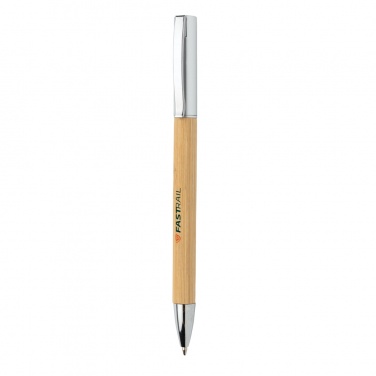 Logo trade corporate gifts picture of: Modern bamboo pen